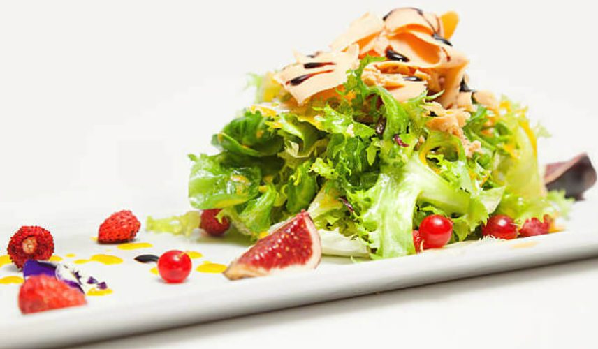 Receta_El_Huertico_Ensalada_Escarola_Foie_y_Frutos_Rojos