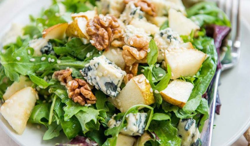 Receta_El_Huertico_Ensalada_de_pera_nueces_y_roquefort