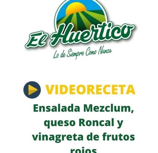 Videoreceta_El_Huertico_Ensalada_ElHuertico_Mezclum_queso_roncal_vinagreta_frutos_rojos