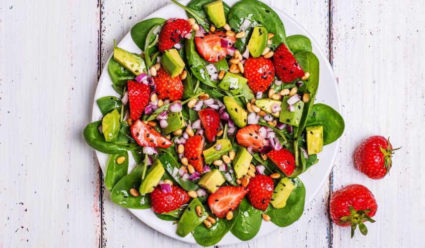 Receta_El_Huertico_Ensalada_espinaca_fresas_chia